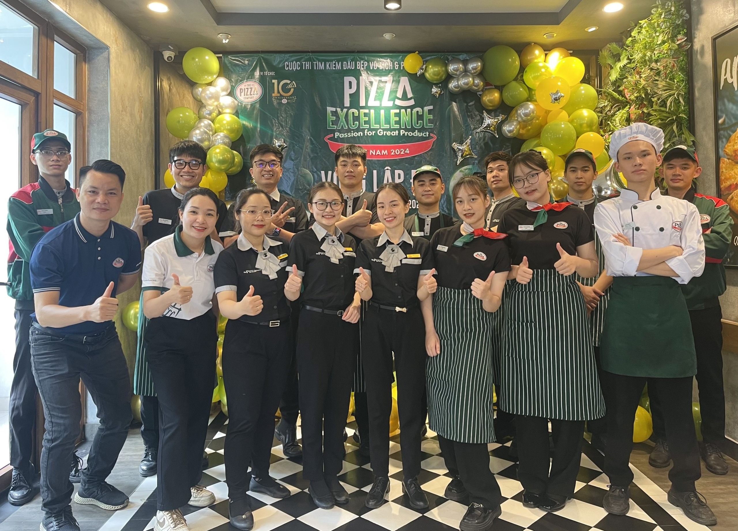 Cuộc thi “Tôn vinh đầu bếp giỏi nhất và Nhân viên phục vụ tốt nhất The Pizza Company 2024”