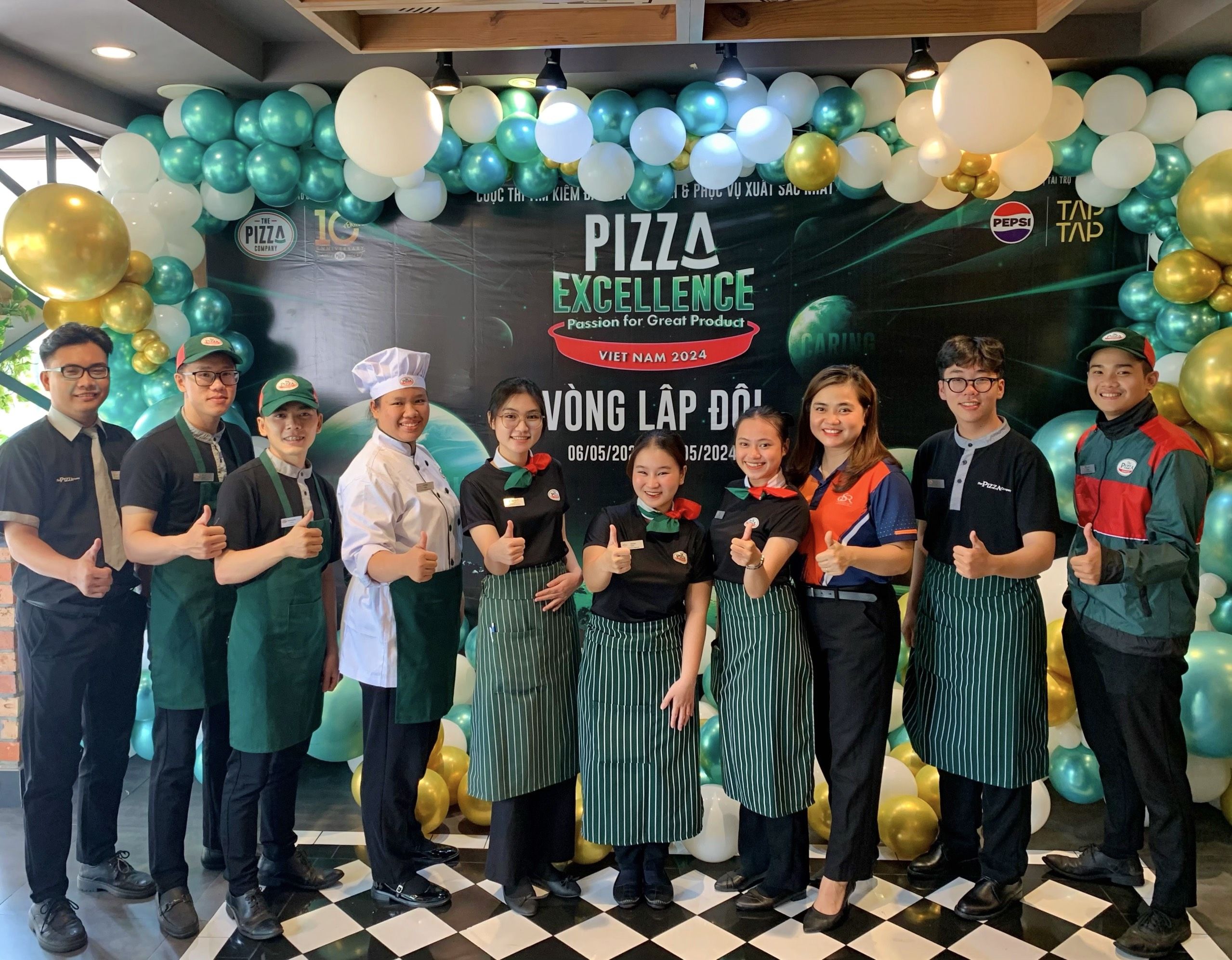 Cuộc thi “Tôn vinh đầu bếp giỏi nhất và Nhân viên phục vụ tốt nhất The Pizza Company 2024”