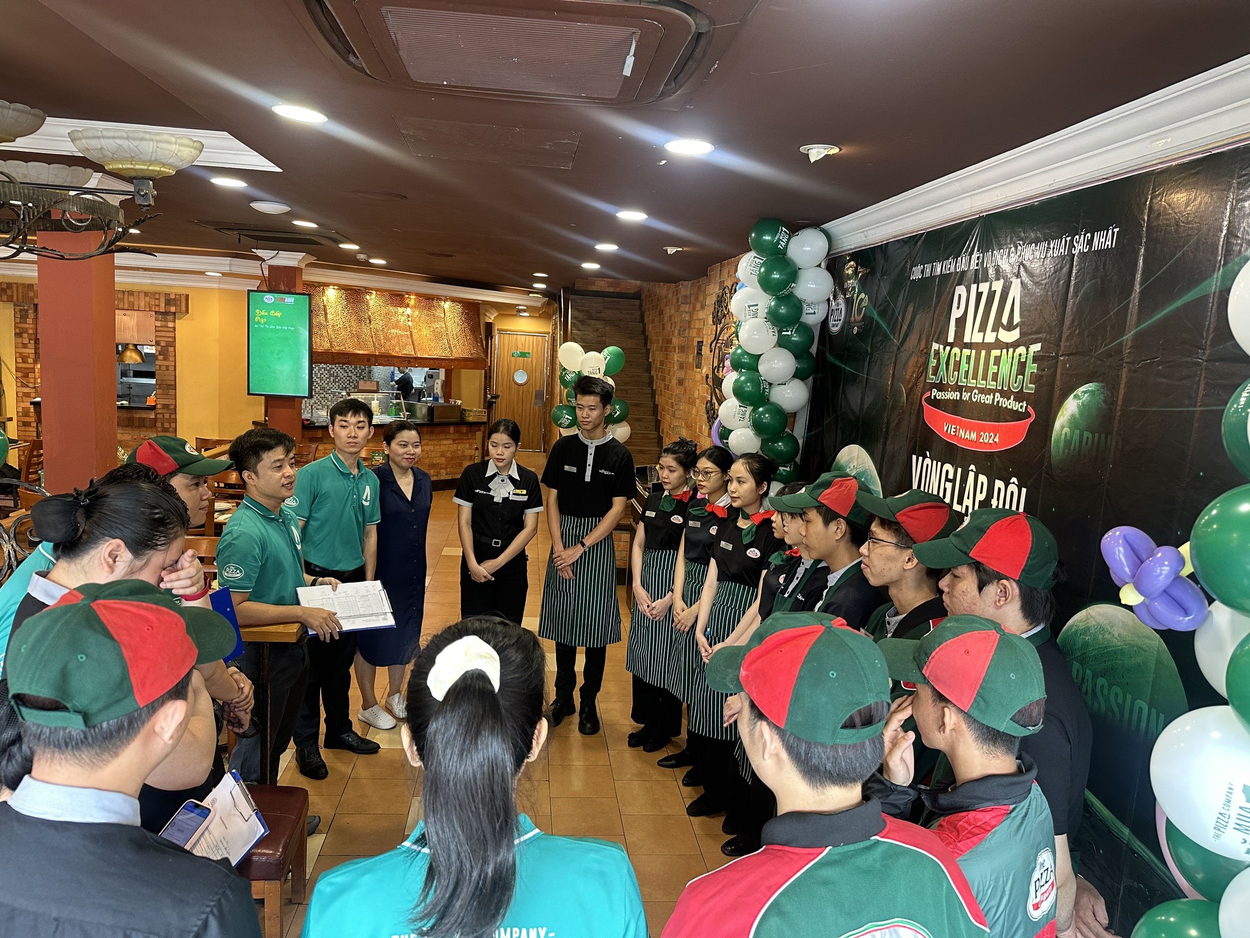 Cuộc thi “Tôn vinh đầu bếp giỏi nhất và Nhân viên phục vụ tốt nhất The Pizza Company 2024”